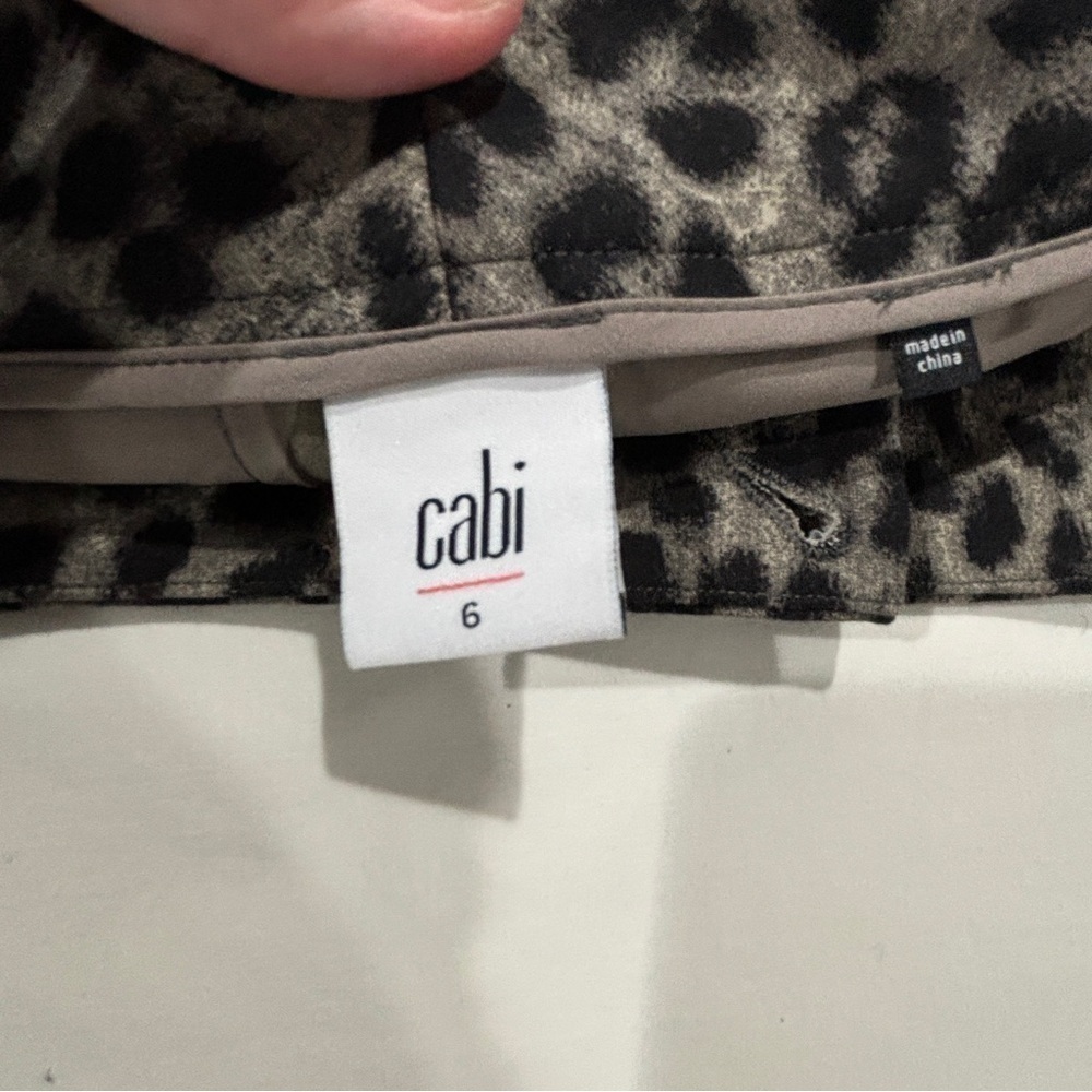 CAbi Leopard Print Ankle Pants - Picture 9 of 12